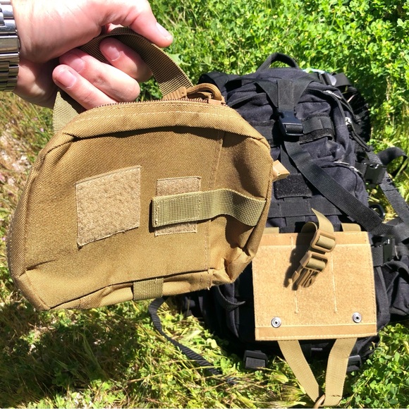 Tactical Quick Release Velcro Strap Handle Pouch 5 x 7 x 2.5 Inche Multipurpose - Picture 5 of 16